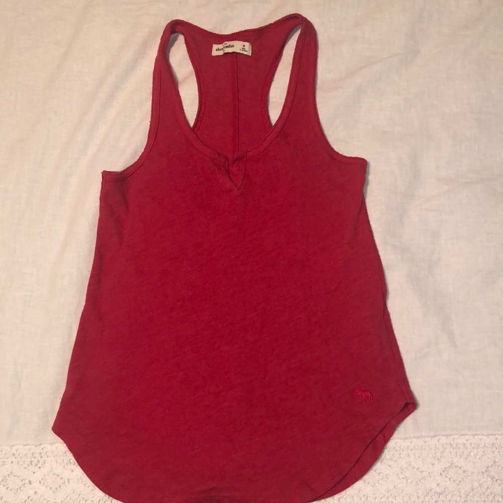 Red tank top